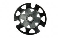 55) Teller 1520/N(mit Innengewinde) 8,5cm (Paar), schwarz, weiß, gelb, blau, orange